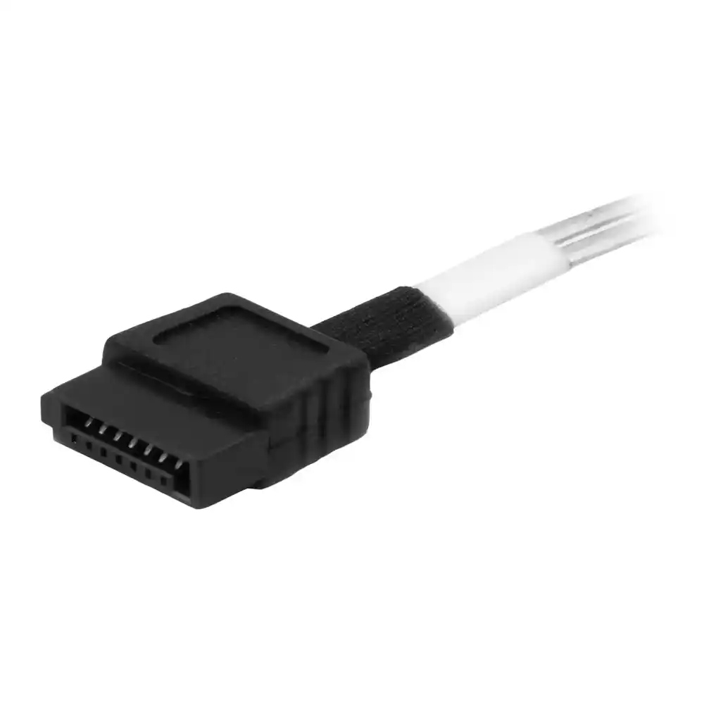 (image for) StarTech 1 Metre Black/White Mini-SAS to SATA Cable